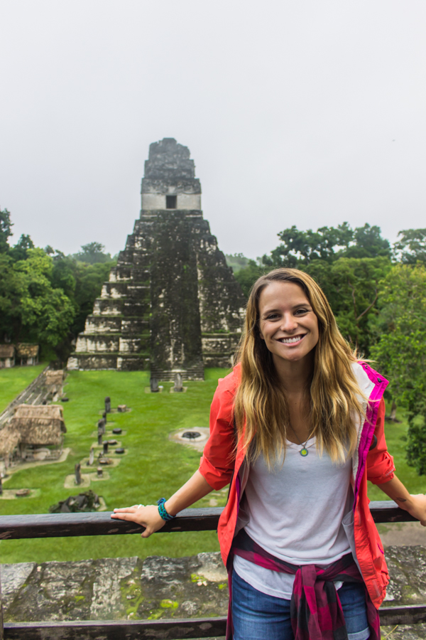 At Tikal in Guatemala