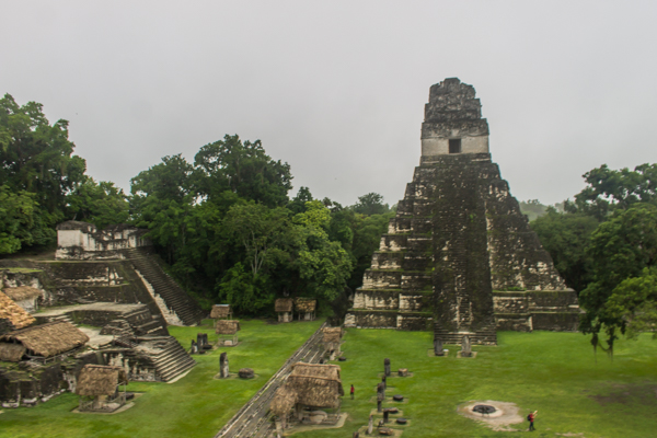 The Jaguar Temple from Temple 2. 