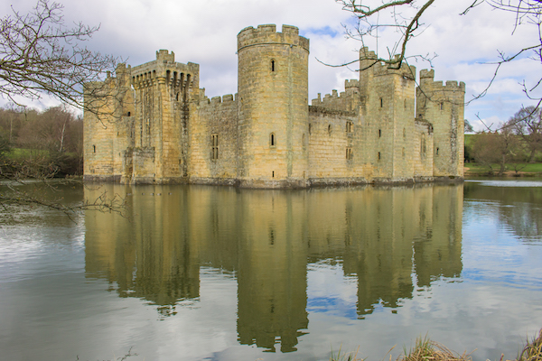 Another angle of Bodiam. Who doesn't love a good castle? 