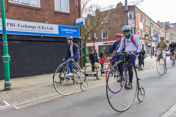 A penny farthing bike club in London! 