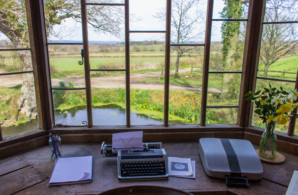 The writing studio where Harold Nicolson worked at Sissinghurst Castle. Great spot! 
