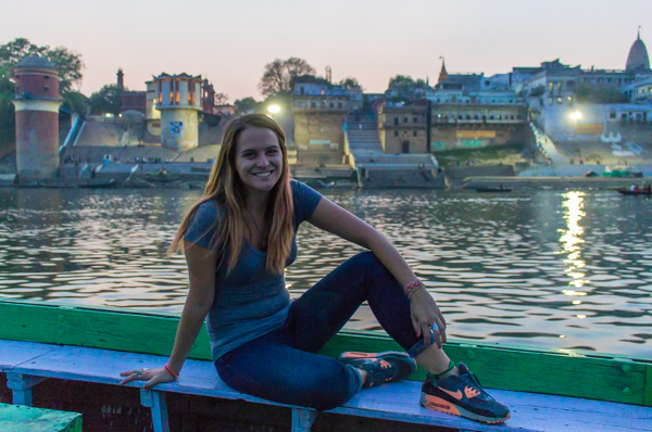 A sunset boat ride in Varanasi, my last stop before finally heading West to make my way home. 