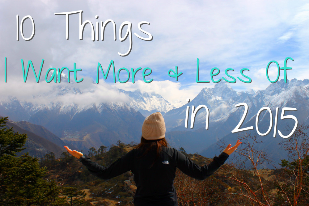 A rather unconventional set of New Years Resolutions. Plus a BIG announcement!
